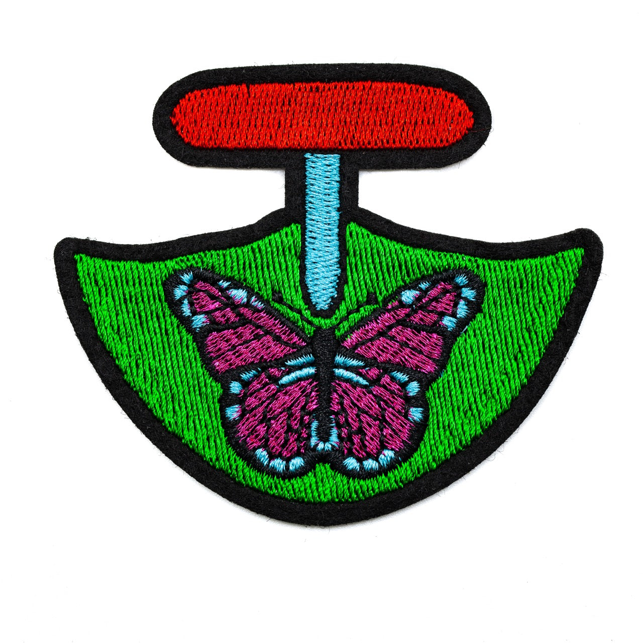 InukChic® Iron-On Patches - Butterfly Ulu - Green