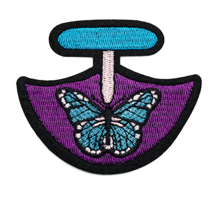 InukChic® Iron-On Patches - Butterfly Ulu - Purple