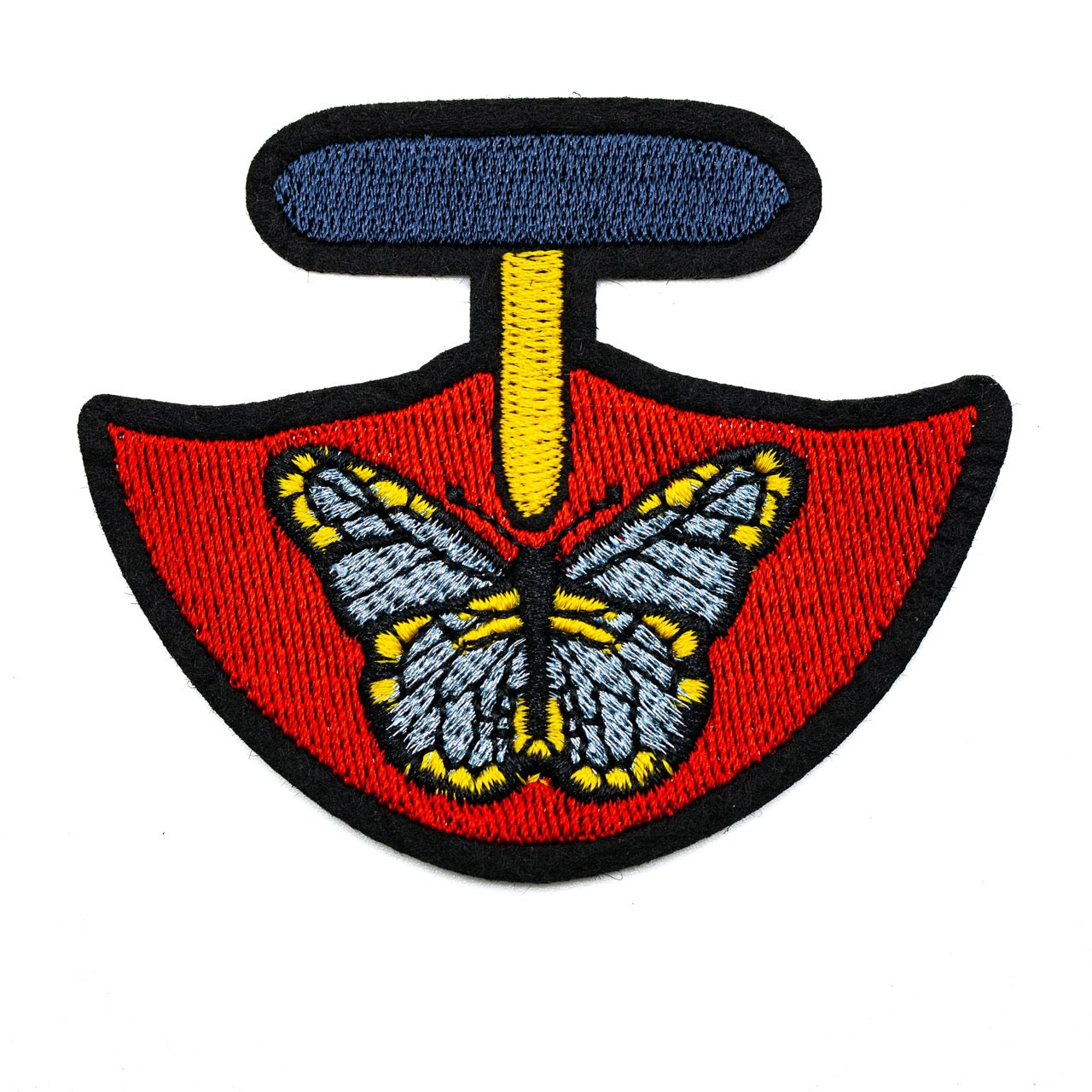InukChic® Iron-On Patches - Butterfly Ulu - Red