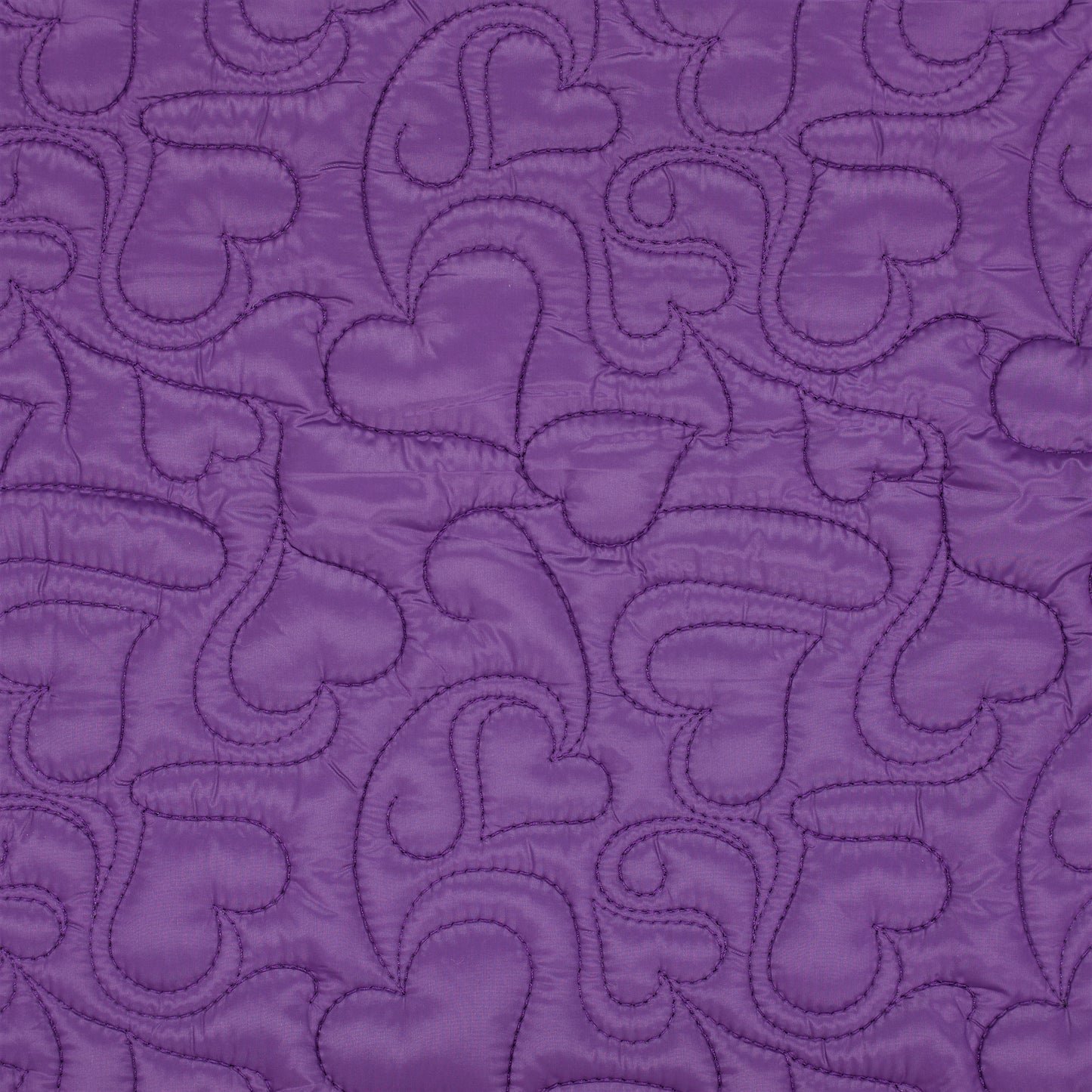 Courtepointe Brodée 2 Faces - Coeurs