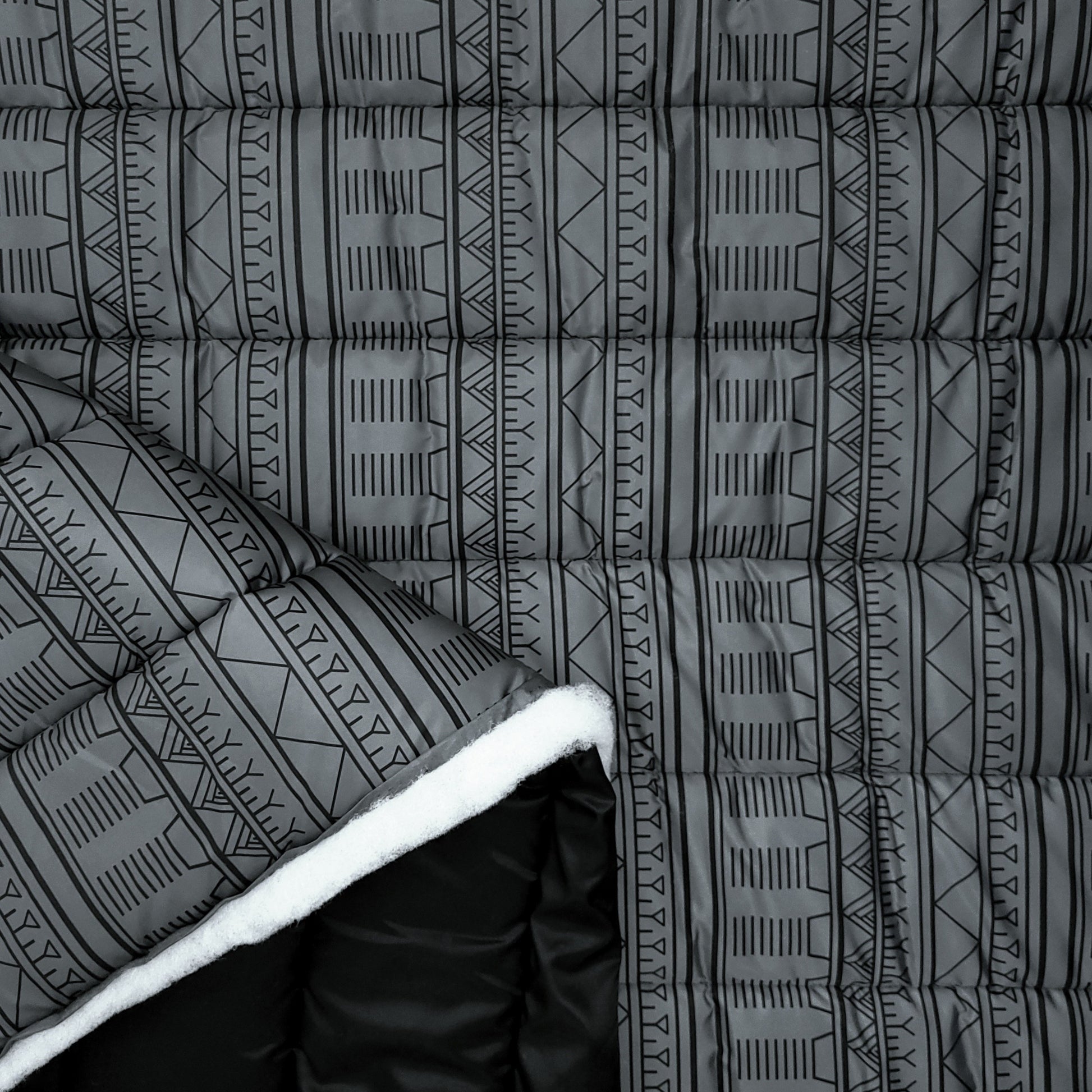 Quilted Holofill™ 2-Sided 13oz Tunniit by Martha Kyak - Pewter