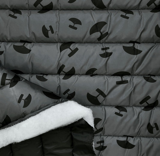 Quilted Holofill™ 2-Sided 13oz - Ulu - Pewter