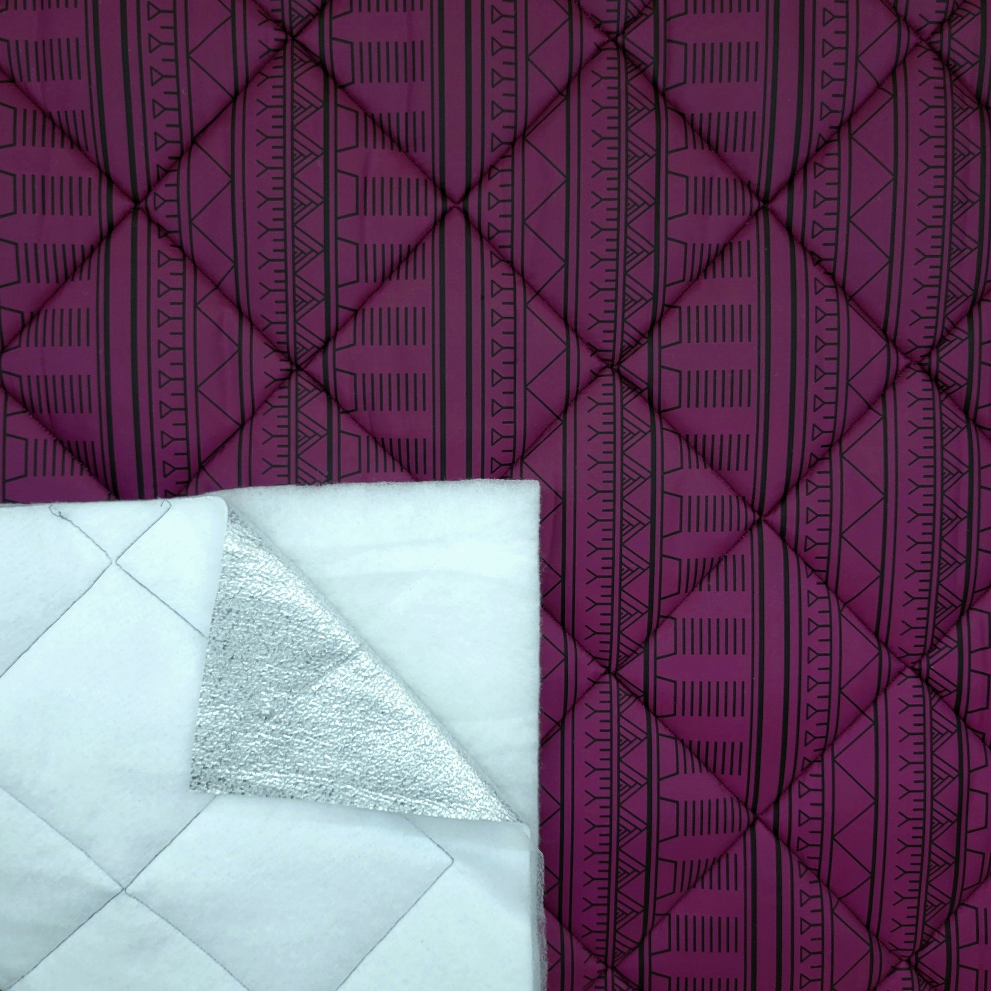 Quilted PrimaSoft™ /Radiantex 15oz Tunniit by Martha Kyak - Berry