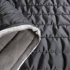 Polaire matelassé 2 faces 13oz - Gris