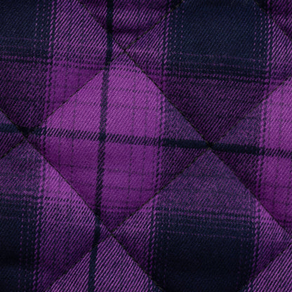 Quilted PrimaSoft™ Tartan 2-Sided 10oz - Purple