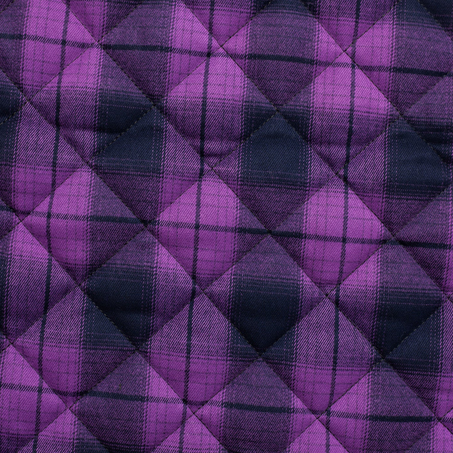 Quilted PrimaSoft™ Tartan 2-Sided 10oz - Purple