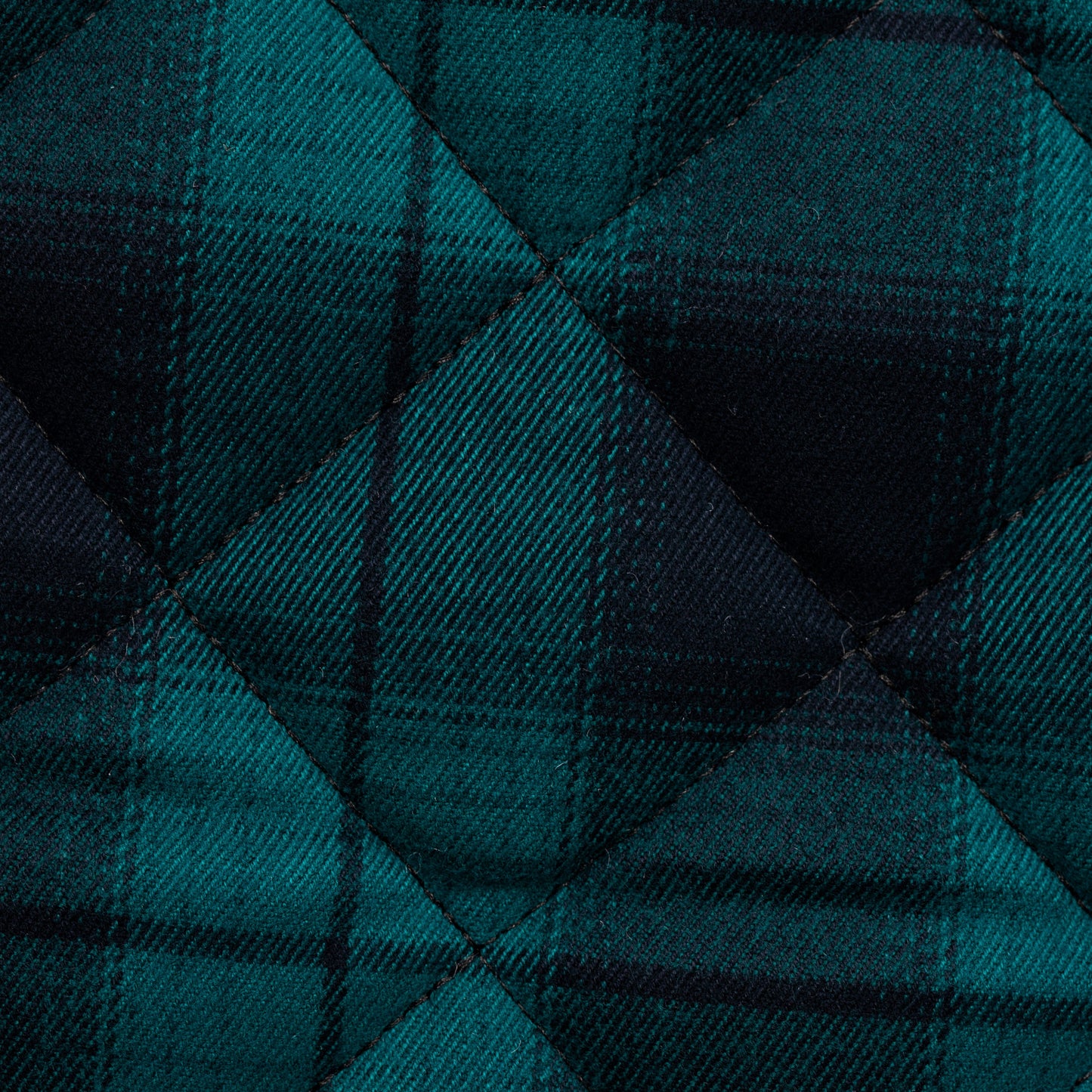 Quilted PrimaSoft™ Tartan 2-Sided 10oz - Turquoise