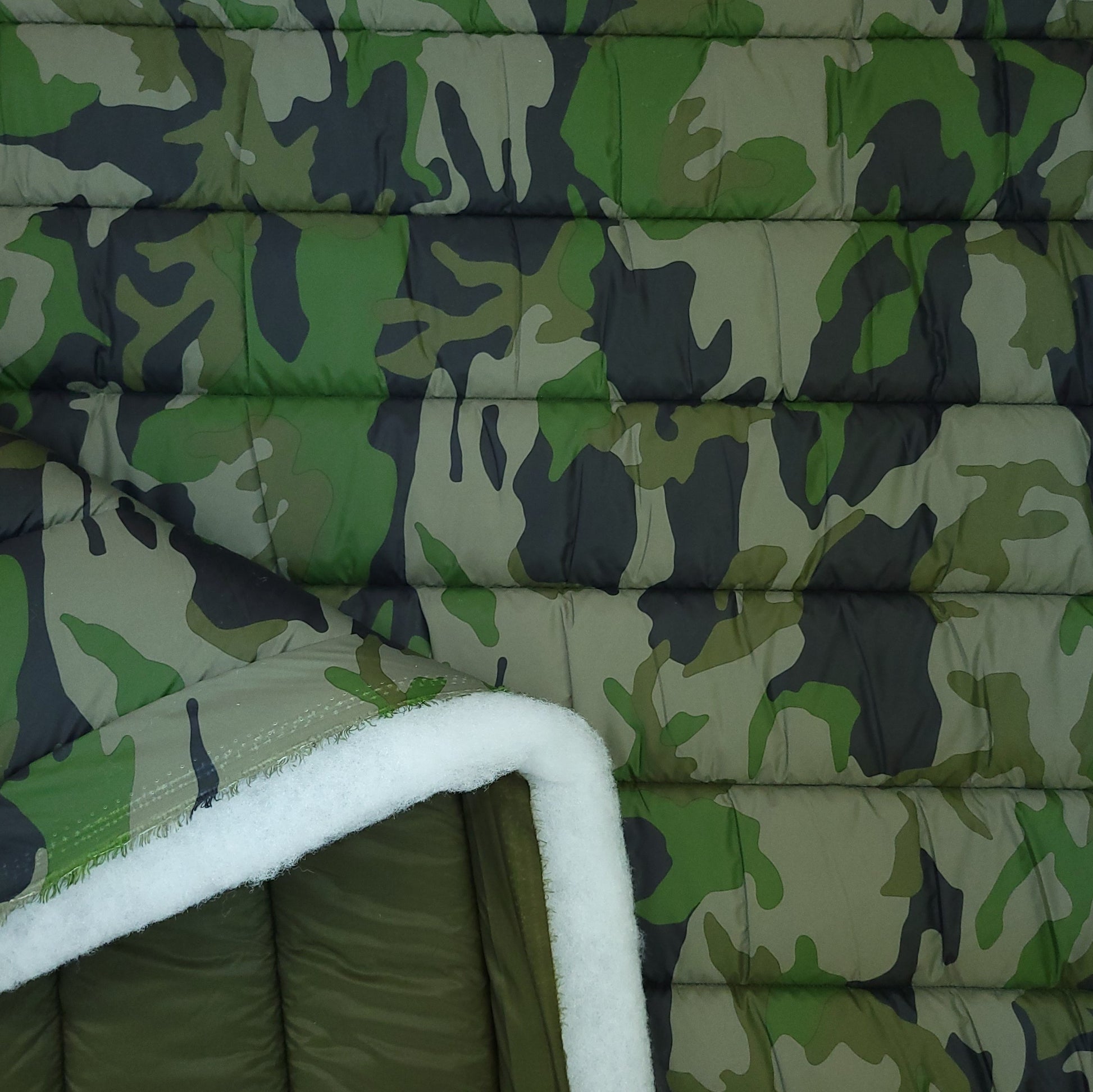Quilted Holofill™ 2-Sided 13oz Camo - Army Green