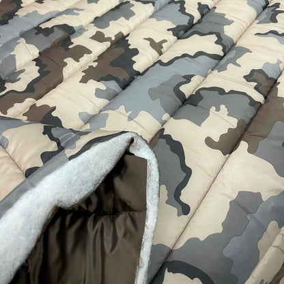 Quilted Holofill™ 2-Sided 13oz Camo - Beige / Brown
