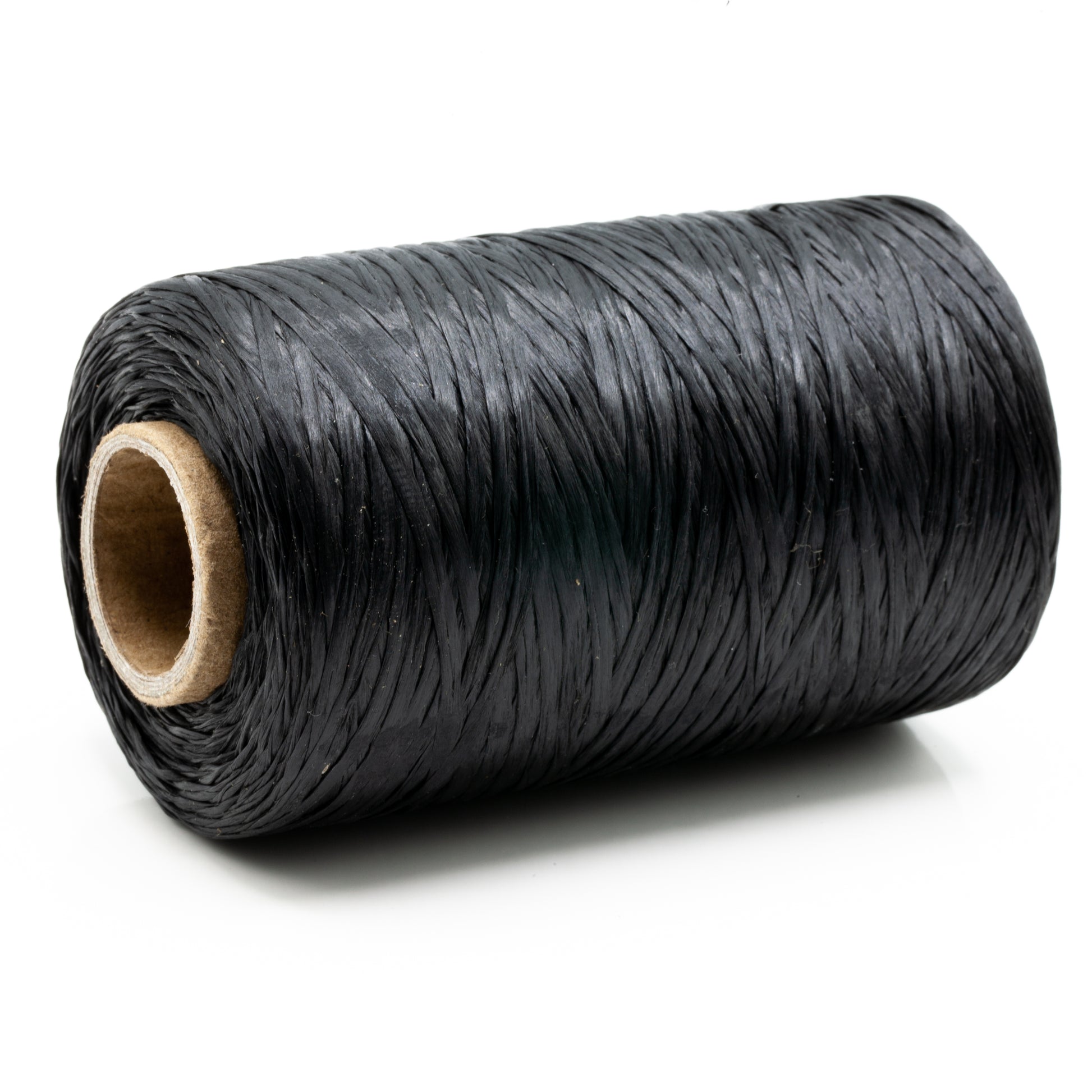 Waxed, Artificial Sinew Thread - Black (side)