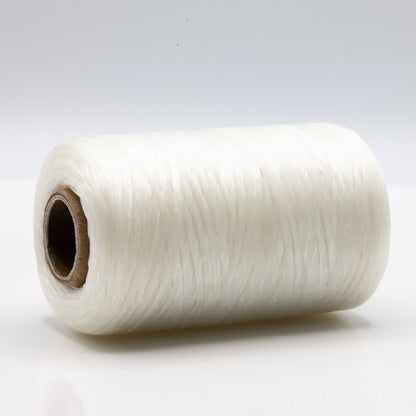 Waxed, Artificial Sinew Thread - White (side)