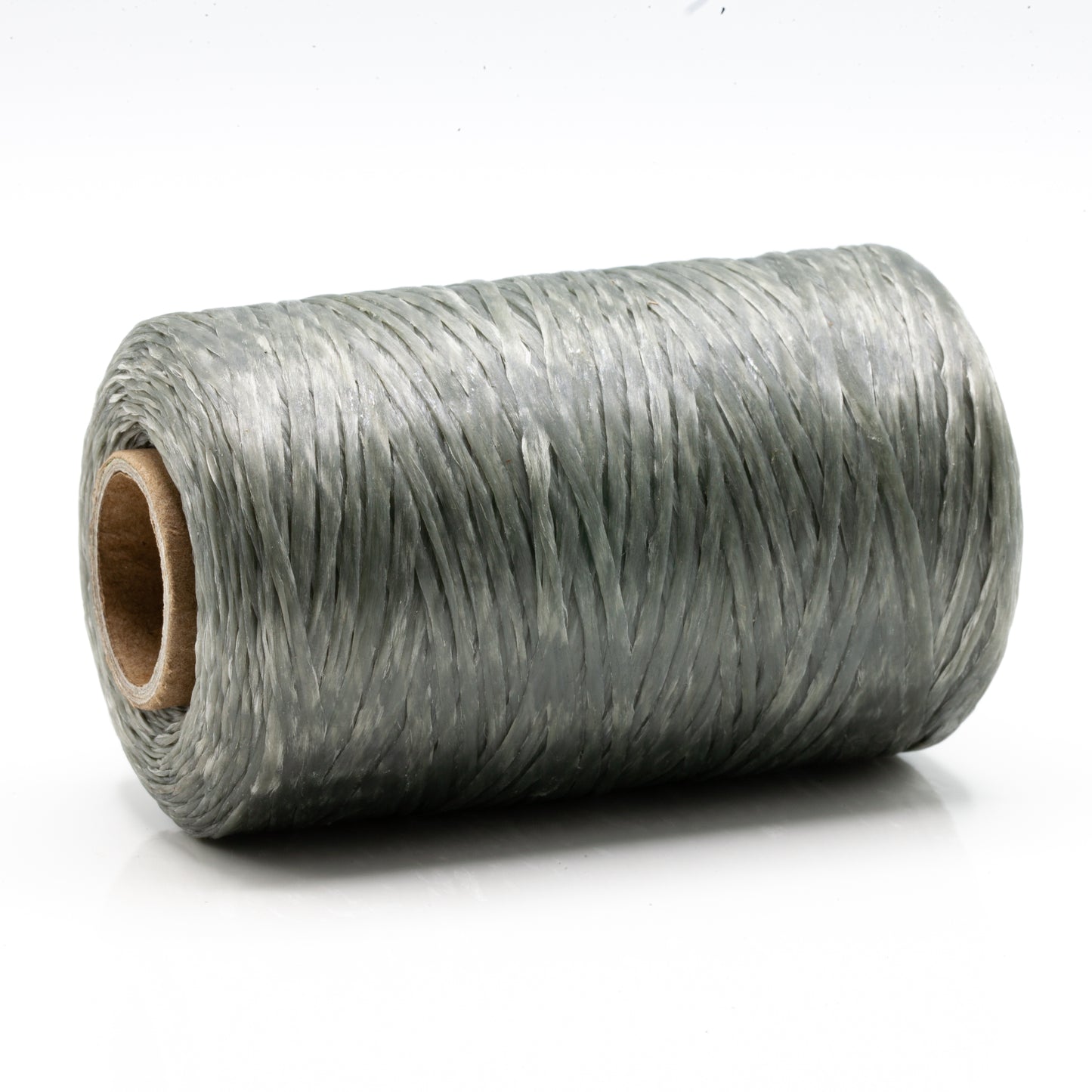 Waxed, Artificial Sinew Thread - Grey (side)