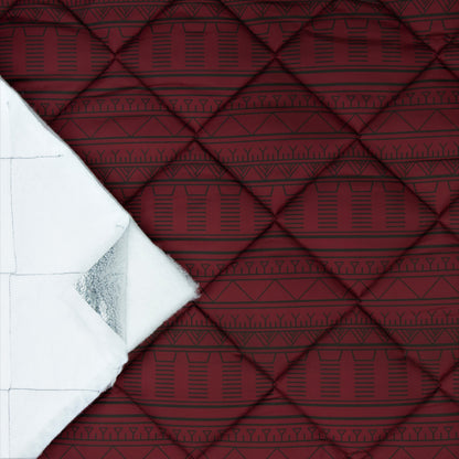 Quilted PrimaSoft™ /Radiantex 15oz Tunniit by Martha Kyak - Burgundy