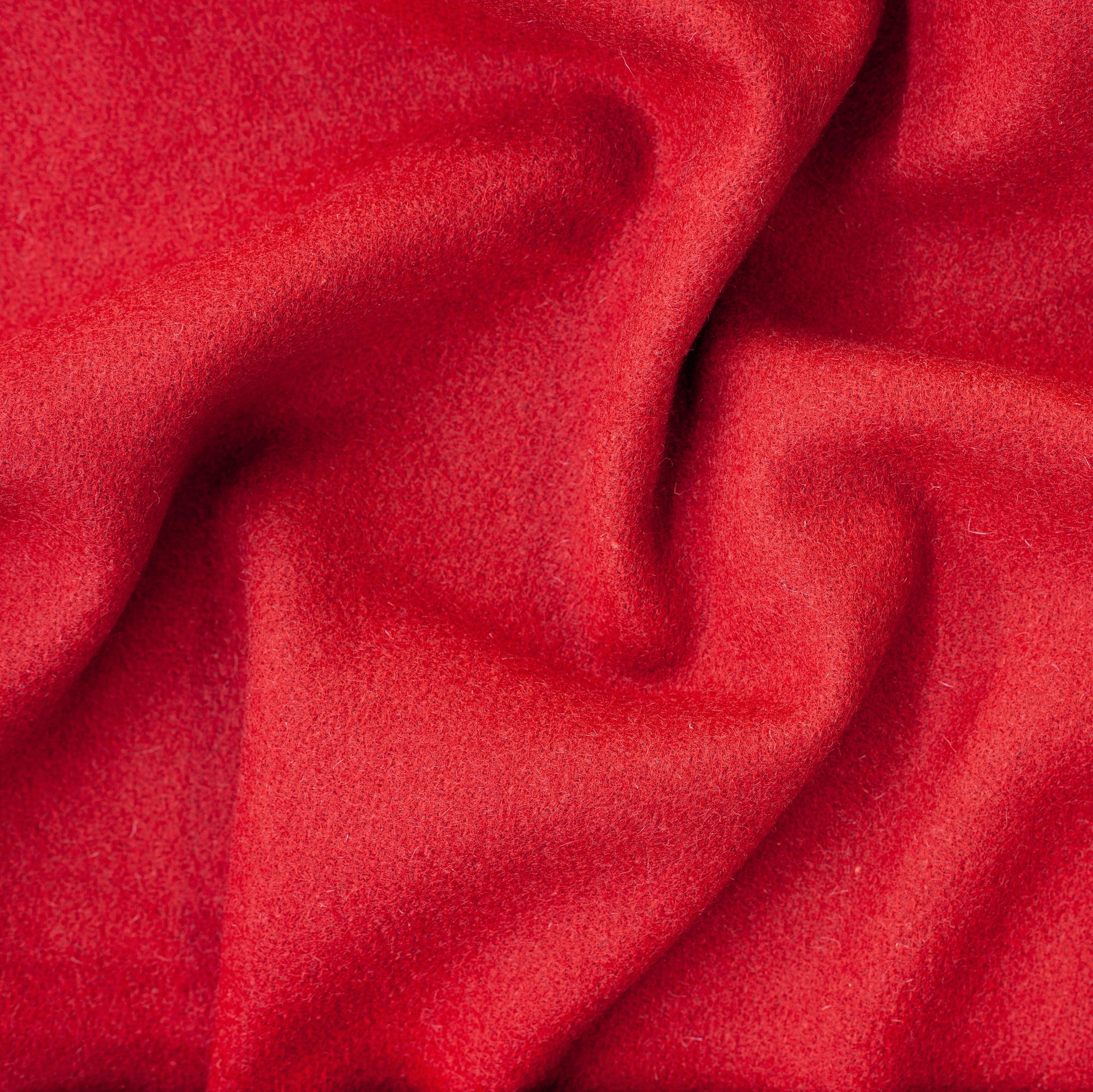 Wool Melton Scarlet Red