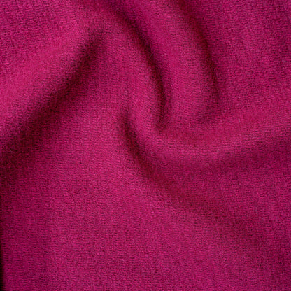 Wool Melton Fuschia Twill