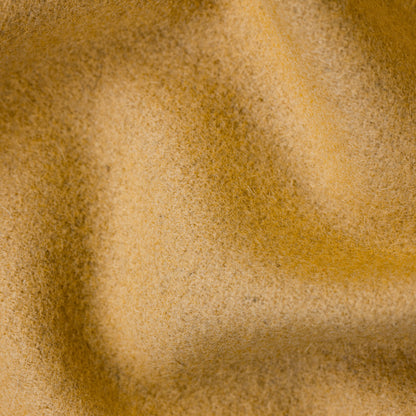 Pure Wool Mustard Closeup
