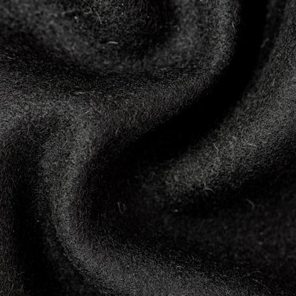 Pure Wool Black Closeup