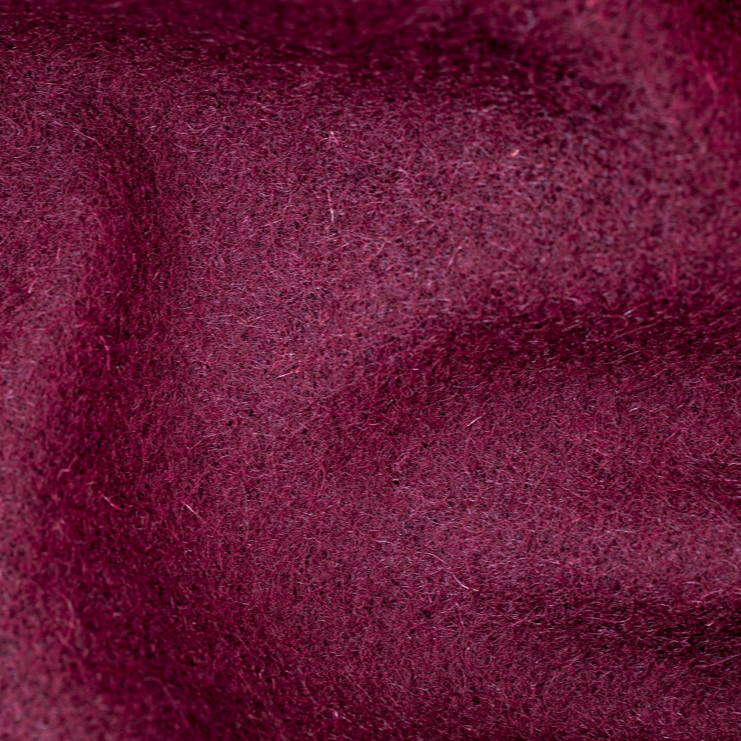 Wool Melton Wineberry Closeup