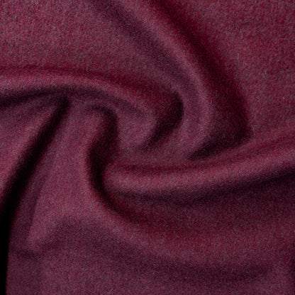 Wool Melton Raisin