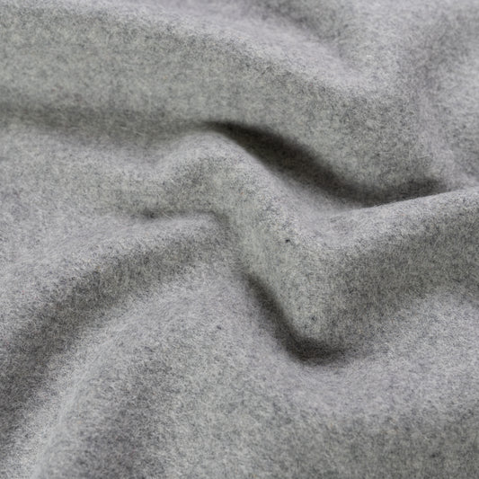 Wool Melton Mid-Grey