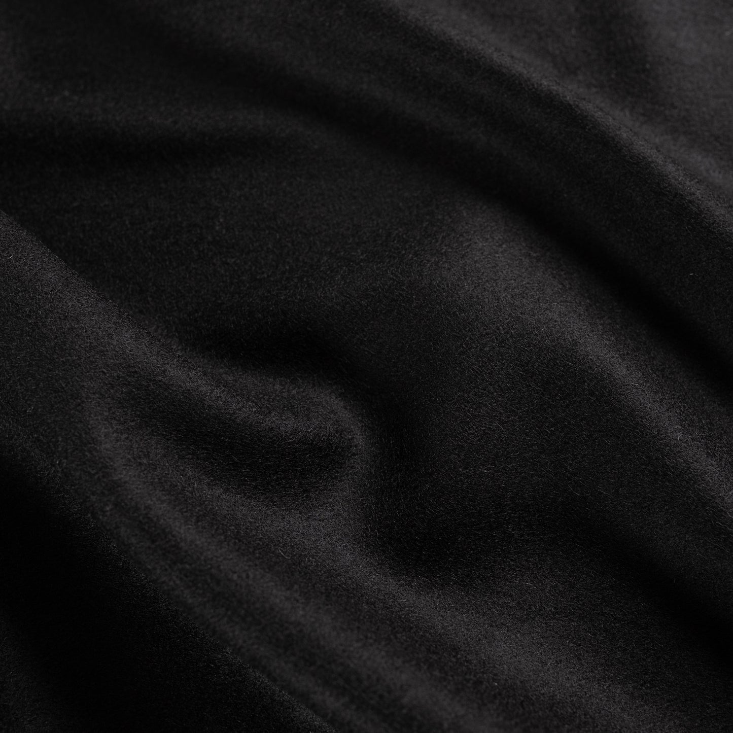 Wool Melton Black