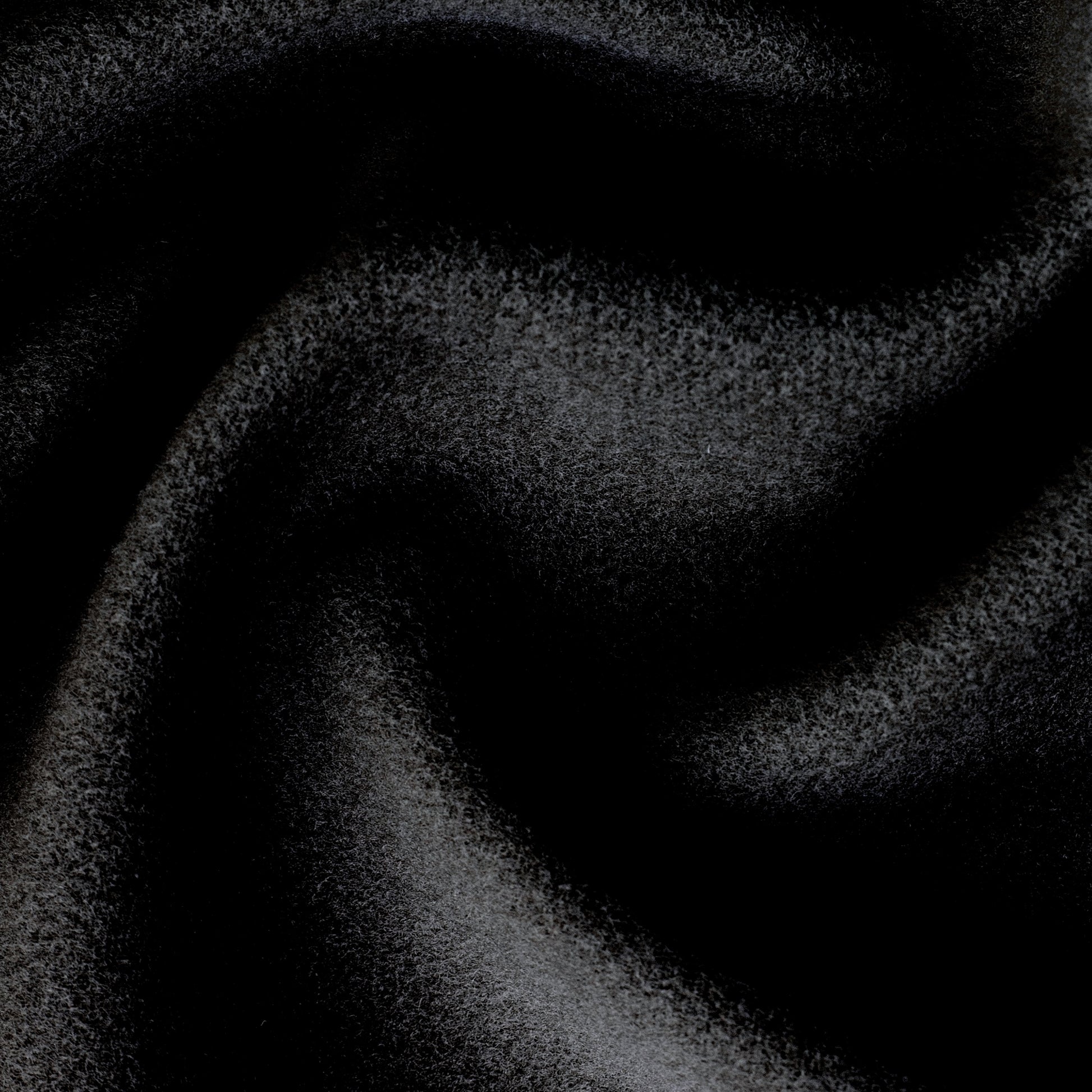 Wool Melton Black (Italian wool)