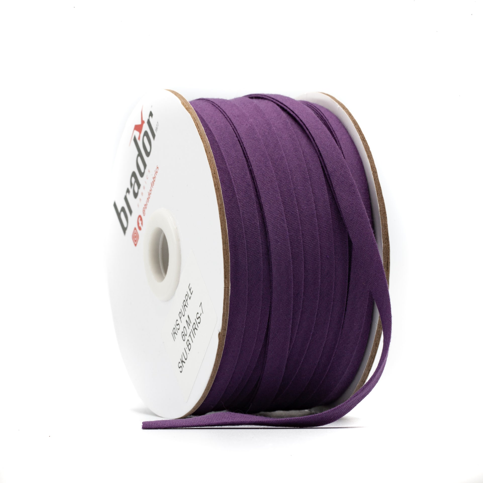 Bias Tape - Iris Purple - 7mm (stand)
