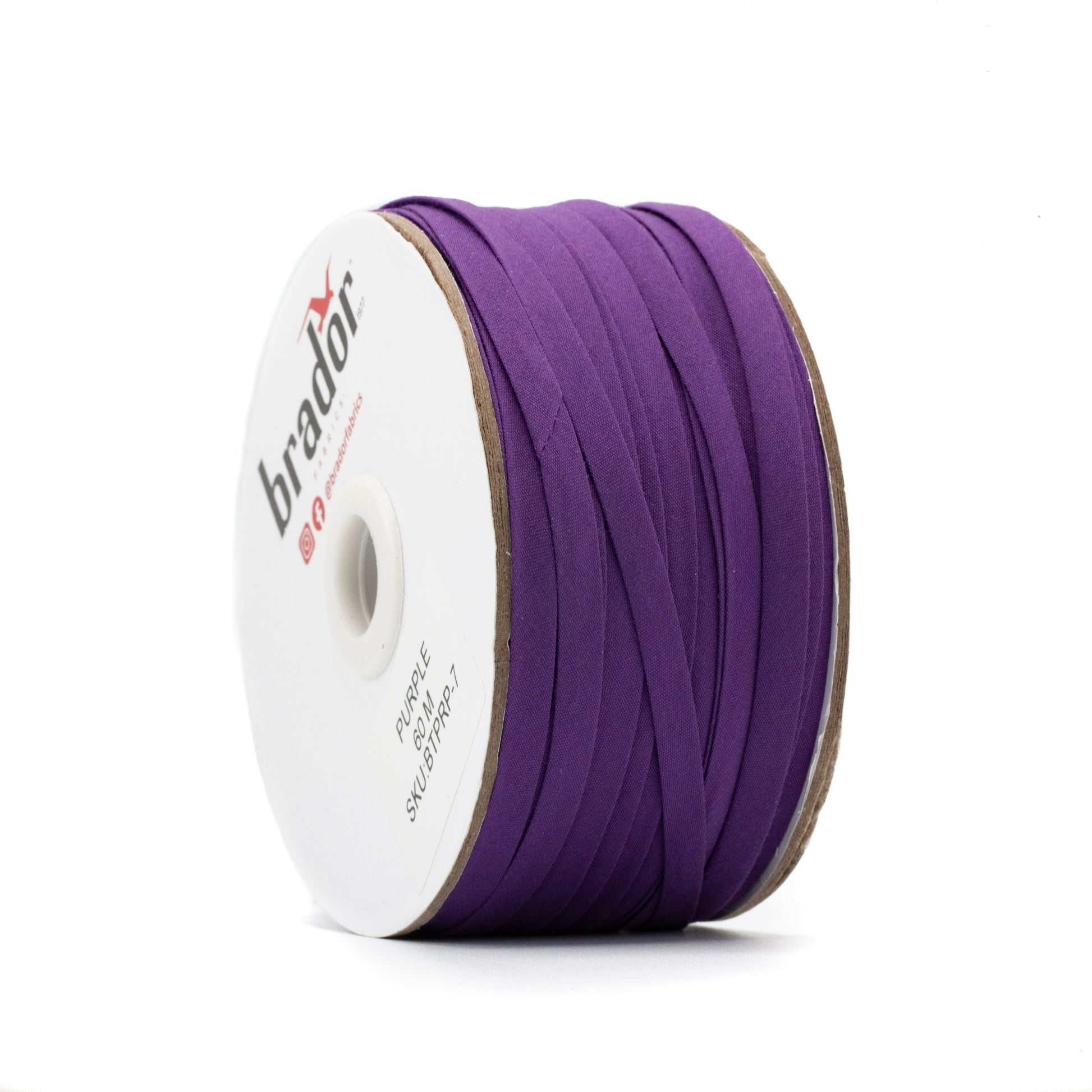 Bias Tape - Purple - 7mm (stand)