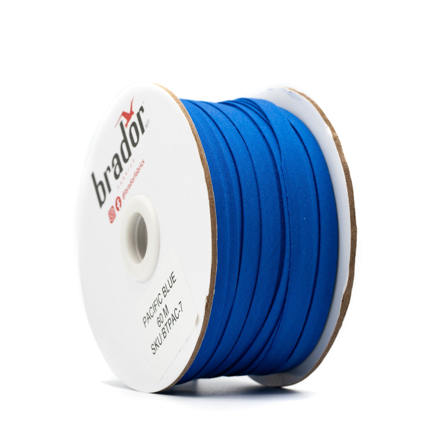 Bias Tape - Pacific Blue - 7mm (stand)