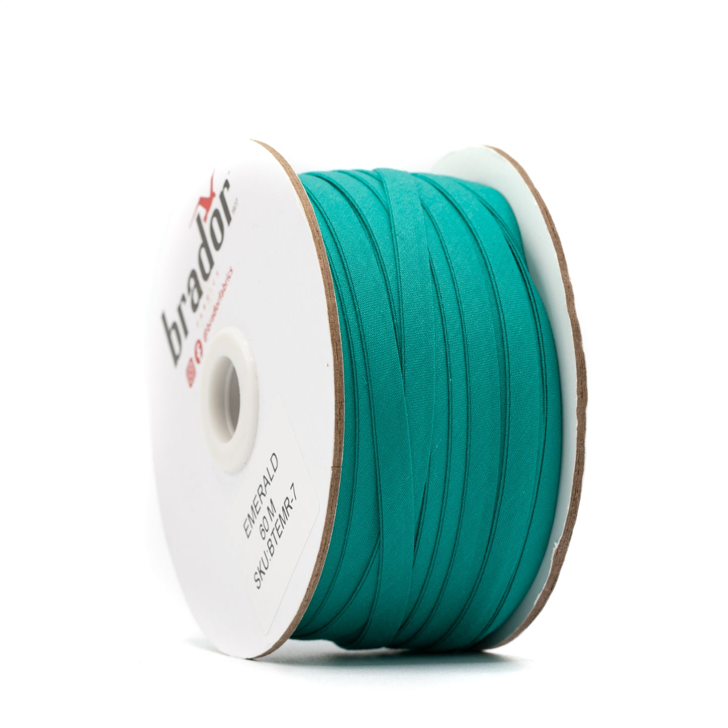 Bias Tape - Emerald - 7mm (stand)