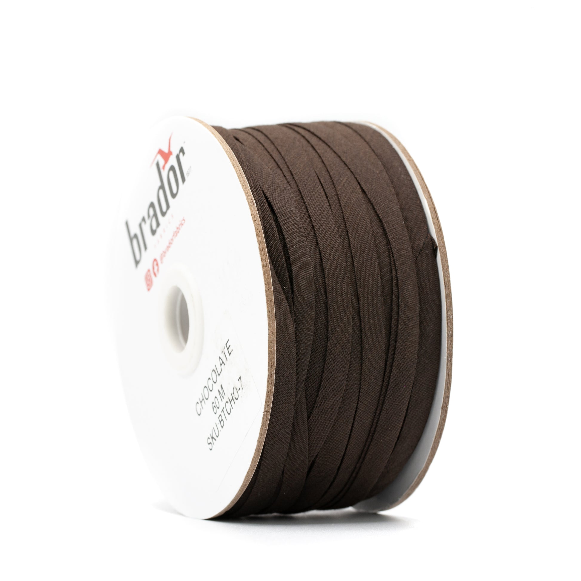 Bias Tape - Chocolate - 7mm (stand)