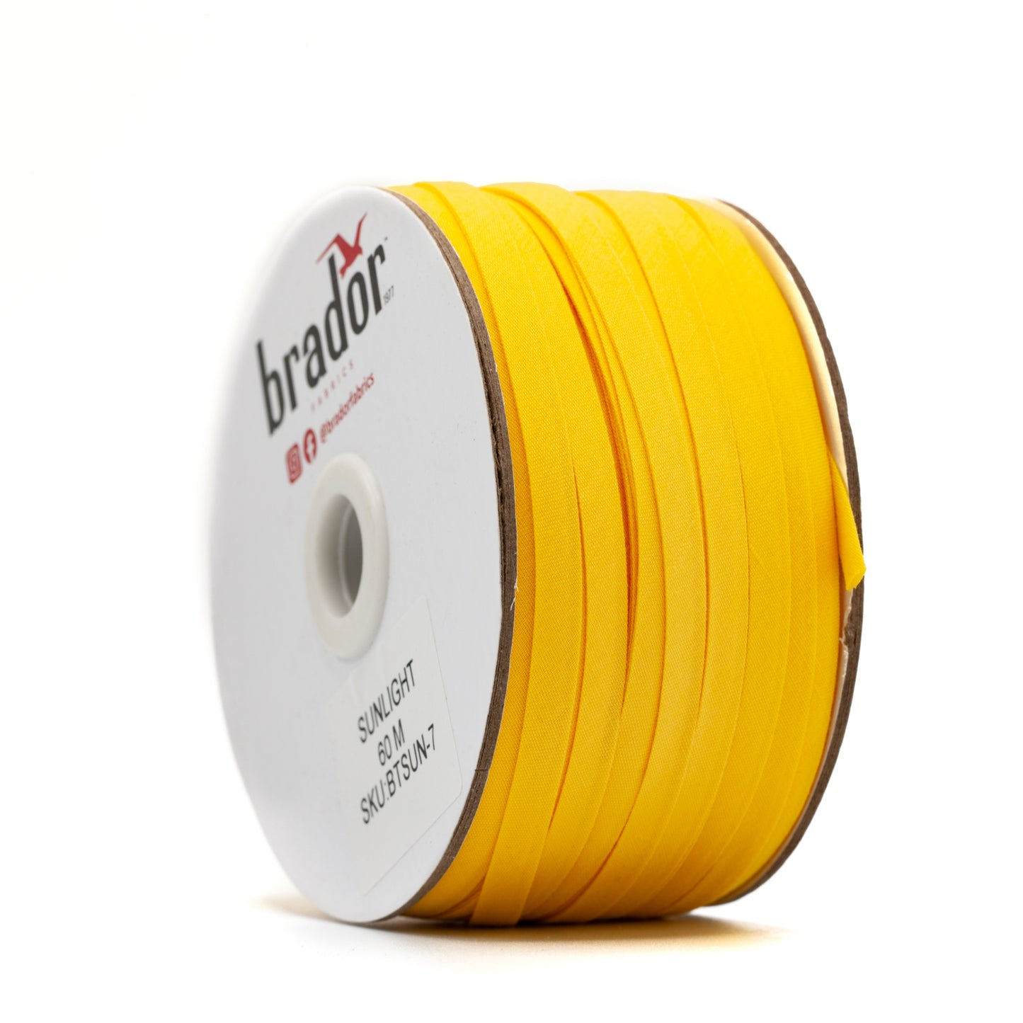 Bias Tape - Sunlight (Yellow) - 7mm (stand)