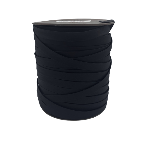 Bias Tape - Leather (roll) - black