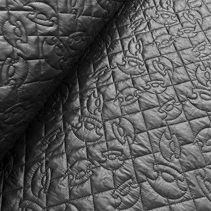 Embroidered Quilt 2-Sided - Ulu - Black
