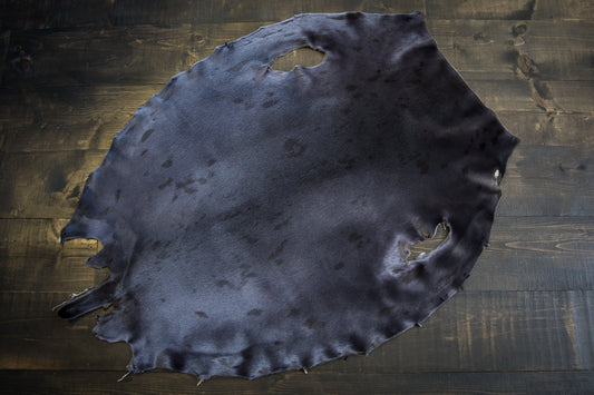 Dyed Harp Seal Skin - Charcoal
