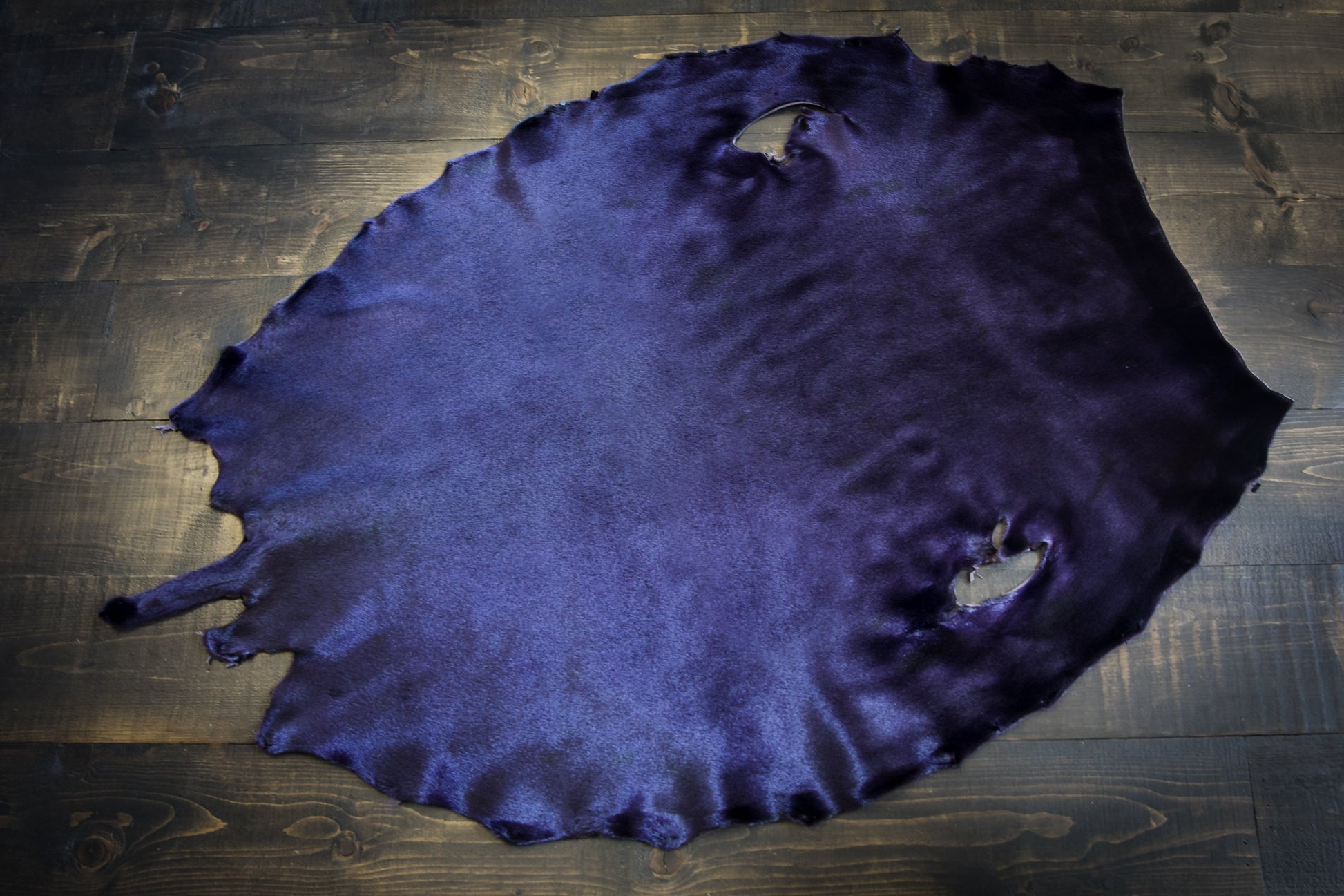 Dyed Harp Seal Skin - Purple