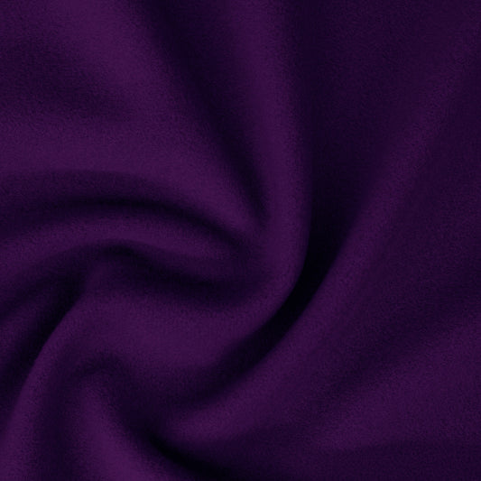 Wool Melton - Iris Purple (80/20)