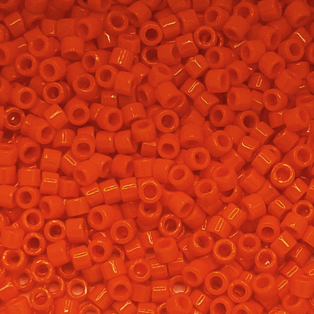 Delica Beads - Opaque - Orange