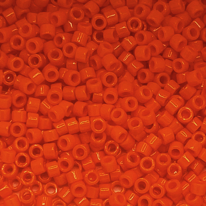 Delica Beads - Opaque - Orange