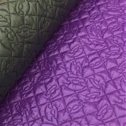Embroidered Quilt 2-Sided - Ulu - Purple