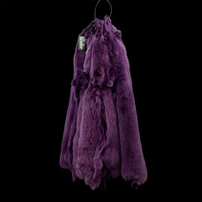 Dyed Shadow Fox Fur - Iris Purple