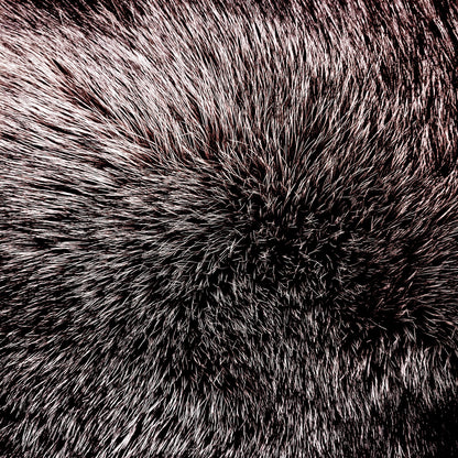 Dyed Indigo Fox Fur - Twilight Mauve