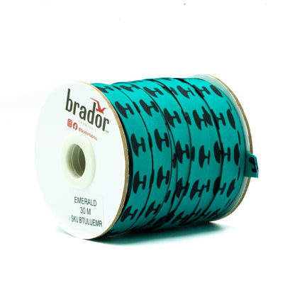 Bias tape - Ulu - Emerald (side)