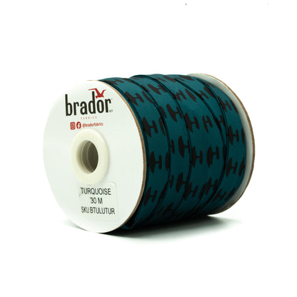 Bias Tape - Ulu - Turquoise (side)