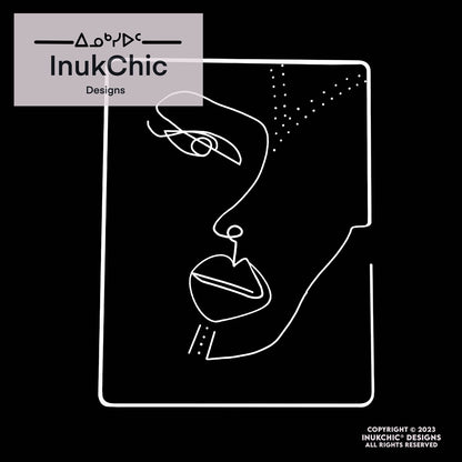 InukChic® Tote Bag - White Lines